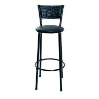 Banqueta Alta para Balcão 70cm - Assento em Napa com Apoio para os Pés | Design Moderno