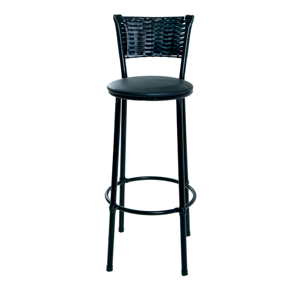 Banqueta Alta para Balcão 70cm - Assento em Napa com Apoio para os Pés | Design Moderno Banqueta Alta para Balcão 70cm - Assento em Napa com Apoio para os Pés | Design Moderno